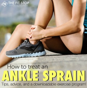 how to treat an ankle sprain best exercises physical therapy