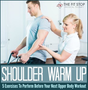 shoulder arm upper body warm up exercise workout fitness
