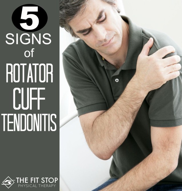 5 signs you might have rotator cuff tendonitis