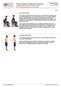 Posture examples