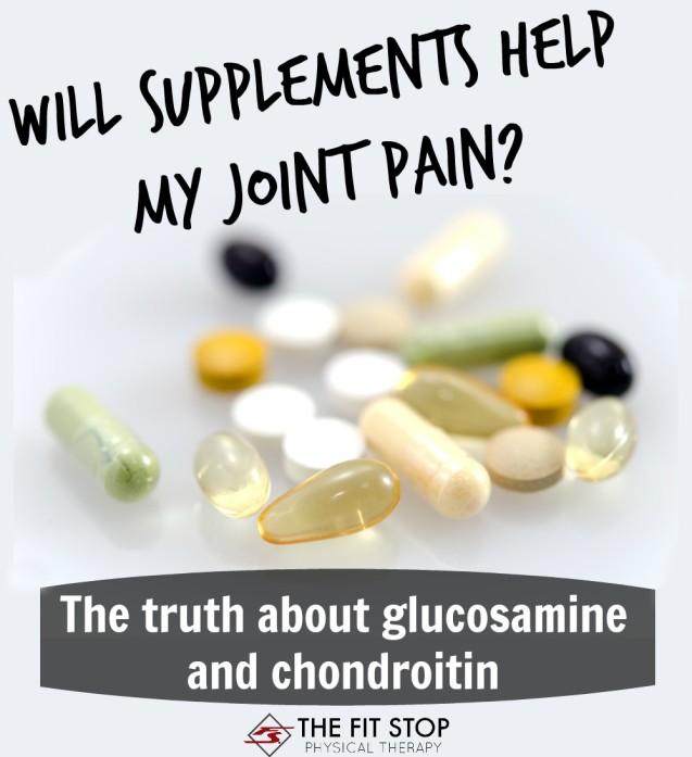 Does glucosamine and chondroitin help joint pain?
