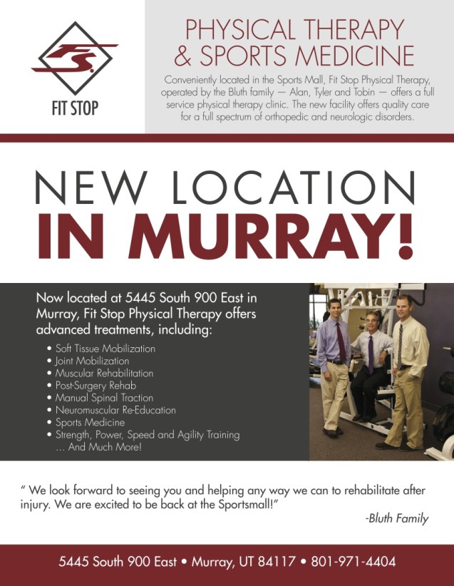 New Physical Therapy Office in Murray!