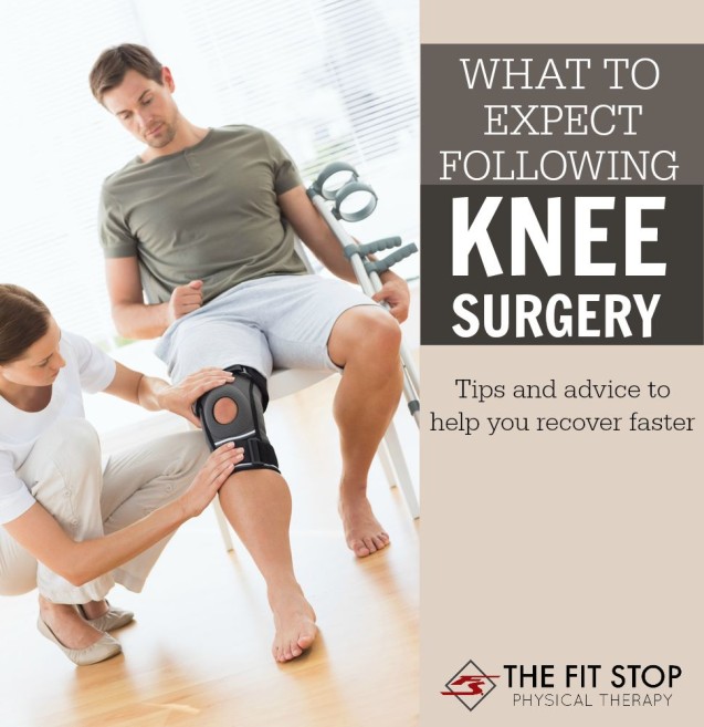 What you need to know following knee surgery