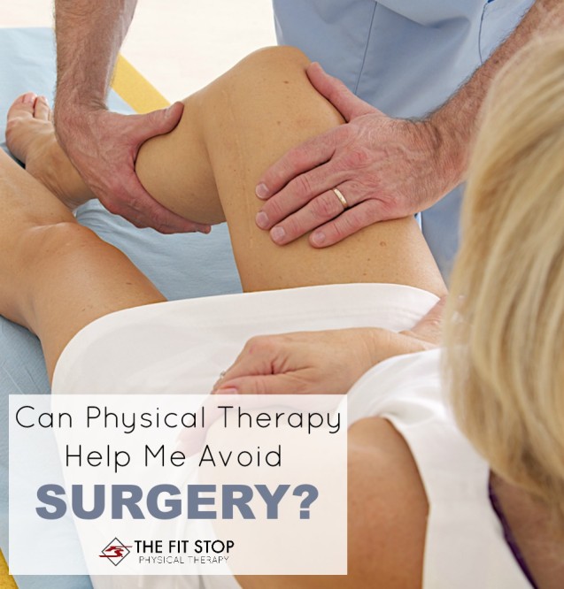 Can physical therapy help me avoid surgery?