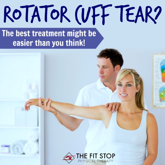 How to treat a rotator cuff tear