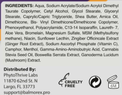 Balmorex Pro Ingredients
