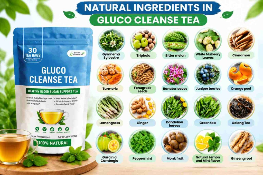 Gluco Cleanse Tea Ingredients