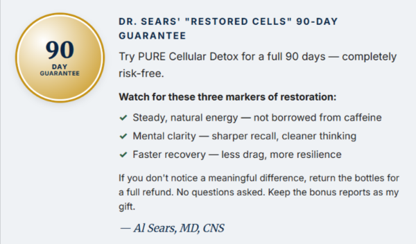 Pure Cellular Detox money back